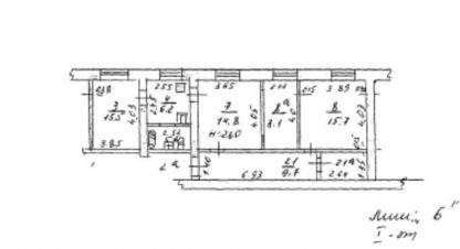 Продам квартиру 2-х комнатную с общей площадью 77.4м2, 1/5 эт., на улице Братьев темировых, г. Владикавказ, Северная Осетия-Алания респ., Россия, агентство Джойнио. Фотография №1