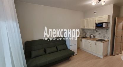Сдам квартиру с общей площадью 22.1м2, 11/12 эт., на улице Ленинградская всеволожский  заневскоеское поселение кудрово солнечная  4 подъезд, Всеволожский район, г. Кудрово, Ленинградская обл., Россия, агентство Александр-Недвижимость. Фотография №1