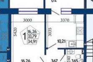 Продам квартиру 1 комнатную с общей площадью 35м2, 3/3 эт., на улице Бжегокайская ул, г. Новая адыгея аул, Адыгея респ., Россия, агентство АН "Кредо"