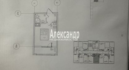 Продам квартиру с общей площадью 21м2, 7/15 эт., на улице Санкт-петербурпушкинский  посёлок шушары старорусский, Пушкинский район, г. Посёлок шушары, Санкт-Петербург, Россия, агентство Александр-Недвижимость. Фотография №1