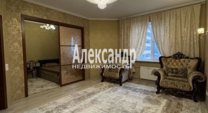 Продам квартиру 3-х комнатную с общей площадью 95.5м2, 6/21 эт., на улице Санкт-петербурпушкинский  посёлок шушары вишерская, Пушкинский район, г. Посёлок шушары, Санкт-Петербург, Россия, агентство Александр-Недвижимость. Фотография №1