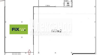 Сдам торговое помещение с общей площадью 613м2, на улице Ленинградская, Гатчинский район, г. Гатчина, Ленинградская обл., Россия, агентство Александр-Недвижимость. Фотография №1