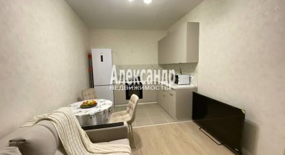 Купить 1 комнатную квартиру на улице Ленинградская всеволожский  мурино менделеева г. Мурино. Фотография №4