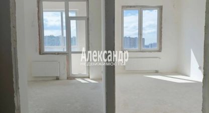 Купить квартиру 1 комнатную, 35.4 кв. м. Фотография №1 Продам квартиру 1 комнатную с общей площадью 35.4м2, 9/12 эт., на улице Шувалова, Всеволожский район, г. Мурино, Ленинградская обл., Россия, агентство Александр-Недвижимость. Фотография №1