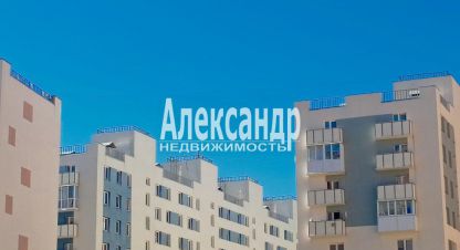 Продам квартиру 1 комнатную с общей площадью 31.7м2, 5/9 эт., на улице Московское шоссе, Пушкинский район, г. Посёлок шушары, Санкт-Петербург, Россия, агентство Александр-Недвижимость. Фотография №1