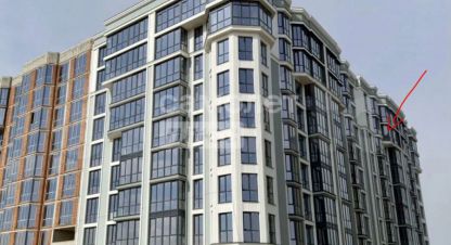 Купить квартиру 1 комнатную, 45 кв. м. Фотография №1 Продам квартиру 1 комнатную с общей площадью 45м2, 8/9 эт., на улице Хужокова ул 99, г. Нальчик, Кабардино-Балкария респ., Россия, агентство Самолет Плюс Нальчик. Фотография №1