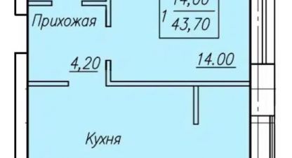 Купить квартиру 1 комнатную, 44 кв. м., Россия, г. Оренбург. Фотография №10
