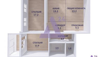 Продаётся квартира в г. Барнаул. Фотография №7 Продаётся квартира в г. Барнаул. Фотография №7