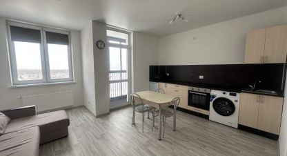 Продам квартиру 1 комнатную с общей площадью 27.7м2, 19/23 эт., на улице Хрустальногорская, г. Екатеринбург, Свердловская обл., Россия, агентство Артис Про. Фотография №1