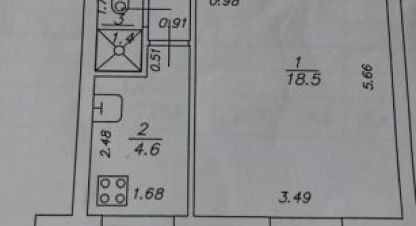 Купить квартиру 1 комнатную, 29 кв. м. Фотография №9 Купить квартиру 1 комнатную, 29 кв. м., Россия, г. Осиново с. Фотография №9