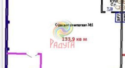 Снять офисное помещение, 133.9 кв. м. Фотография №1 Сдам офисное помещение с общей площадью 133.9м2, на улице Мкр самоцветы, г. Иваново, Ивановская обл., Россия, агентство АН Радуга. Фотография №1