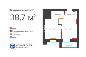 Продам квартиру 1 комнатную с общей площадью 38.7м2, 5/9 эт., на улице Гагарина, Центральный район, г. Кострома, Костромская обл., Россия, агентство Вектор Продам квартиру 1 комнатную с общей площадью 38.7м2, 5/9 эт., на улице Гагарина, Центральный район, г. Кострома, Костромская обл., Россия, агентство Вектор