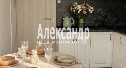 Купить квартиру 1 комнатную, 35.78 кв. м. Фотография №1 Продам квартиру 1 комнатную с общей площадью 35.78м2, 7/18 эт., на улице Шувалова, Всеволожский район, г. Мурино, Ленинградская обл., Россия, агентство Александр-Недвижимость. Фотография №1