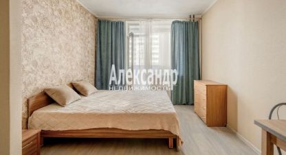 Продам квартиру 1 комнатную с общей площадью 30.7м2, 5/15 эт., на улице Петровский, Всеволожский район, г. Мурино, Ленинградская обл., Россия, агентство Александр-Недвижимость. Фотография №1