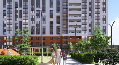 Продам квартиру 1 комнатную с общей площадью 40.1м2, 8/16 эт., на улице Спартаковская ул, Советский район, г. Брянск, Брянская обл., Россия, агентство Интернет-партнер. Фотография №1