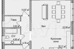 Продам дом 3-х комнатный с общей площадью 118м2, на улице Школьный, Пок люблино район, г. Светлый, Калининградская обл., Россия, агентство Home Invest