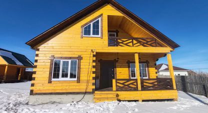 Продам дом 4-х комнатный с общей площадью 140м2, на улице Хмыльнина валерия, Качугский (якутский) тракт район, г. Карлук, Иркутская обл., Россия, агентство Агентство Недвижимости ЖФ-Илим. Фотография №1