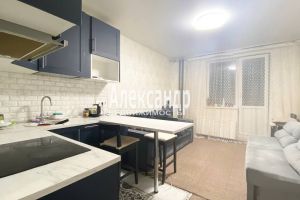 Продам квартиру с общей площадью 25.2м2, 15/24 эт., на улице Ленинградская всеволожский  мурино охтинская аллея 14 подъезд, Всеволожский район, г. Мурино, Ленинградская обл., Россия, агентство Александр-Недвижимость