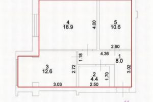 Продам квартиру 2-х комнатную с общей площадью 54м2, 2/3 эт., на улице Победы, Южный район, г. Таганрог, Ростовская обл., Россия, агентство агентство недвижимости "Мир Жилья" 