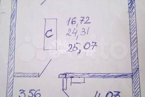 Продам квартиру 1 комнатную с общей площадью 25м2, 3/24 эт., на улице Мысхакское шоссе, г. Новороссийск, Краснодарский край, Россия, агентство Агентство недвижимости "Ключи"