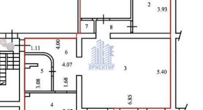 Продам квартиру 3-х комнатную с общей площадью 95.2м2, 1/6 эт., на улице Пирогова, г. Чебоксары, Чувашия респ., Россия, агентство Агентство недвижимости Ориентир. Фотография №1