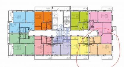 Продам квартиру 1 комнатную с общей площадью 41.1м2, 12/16 эт., на улице Советская, г. Новочебоксарск, Чувашия респ., Россия, агентство Агентство недвижимости Ориентир. Фотография №1