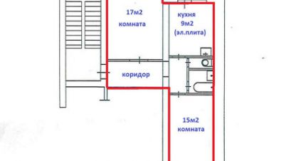 Продам квартиру 2-х комнатную с общей площадью 50м2, 4/5 эт., на улице Маерчака, Железнодорожный район, г. Красноярск, Красноярский край, Россия, агентство Интернет-партнер. Фотография №1