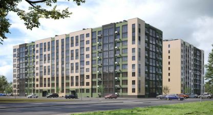 Продам квартиру 1 комнатную с общей площадью 34.9м2, 6/9 эт., на улице Героя россии катериничева ул, г. Калининград, Калининградская обл., Россия, агентство Home Invest. Фотография №1
