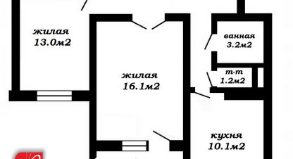 Продаётся 2-х комнатная квартира в г. Минск. Фотография №6
