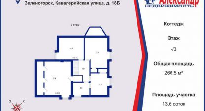 Купить дом 5-ти комнатную, 266.5 кв. м., Россия, г. Зеленогорск. Фотография №10