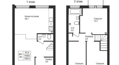 Купить 100-ти комнатную коттедж/дачу на улице Средний пр-кт г. Мистолово. Фотография №4