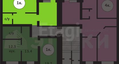 Купить квартиру 1 комнатную, 33 кв. м., Россия, г. Саратов. Фотография №9