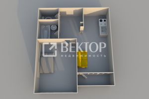 Продам квартиру 1 комнатную с общей площадью 42.9м2, 9/9 эт., на улице Моторостроителей проезд, Дзержинский район, г. Ярославль, Ярославская обл., Россия, агентство Вектор