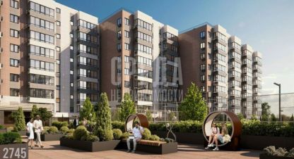 Продам квартиру 1 комнатную с общей площадью 43.5м2, 1/9 эт., на улице Токарева, г. Севастополь, Крым авт. респ., Россия, агентство Среда. Фотография №1