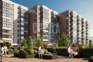 Продам квартиру 1 комнатную с общей площадью 43.5м2, 1/9 эт., на улице Токарева, г. Севастополь, Крым авт. респ., Россия, агентство Среда