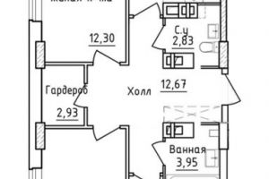 Продам квартиру 3-х комнатную с общей площадью 78м2, 7/20 эт., на улице Студенческая, Первомайский район, г. Ростов-на-Дону, Ростовская обл., Россия, агентство Аврора
