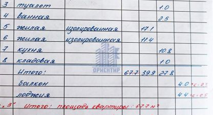 Купить квартиру 3-х комнатную, 67.7 кв. м., Россия, г. Новочебоксарск. Фотография №9