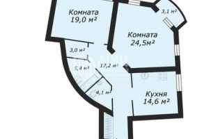 Продам квартиру 2-х комнатную с общей площадью 88.5м2, 7/9 эт., на улице Ухтомского ул, г. Электрогорск, Московская обл., Россия, агентство Интернет-партнер