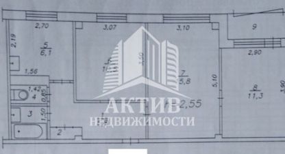 Купить квартиру 3-х комнатную, 55.4 кв. м., Россия, г. Красноярск. Фотография №8