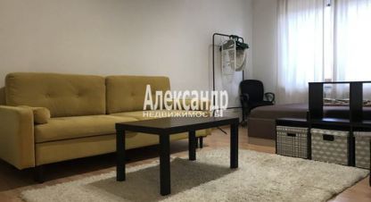 Продам квартиру 1 комнатную с общей площадью 34.4м2, 1/4 эт., на улице Боровая ул, г. Мурино, Ленинградская обл., Россия, агентство Интернет-партнер. Фотография №1