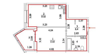 Продам квартиру 1 комнатную с общей площадью 44.2м2, 30/30 эт., на улице Азина ул, Квартал центральный район, г. Екатеринбург, Свердловская обл., Россия, агентство Интернет-партнер. Фотография №1