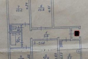 Продам квартиру 4-х комнатную с общей площадью 76.7м2, 6/9 эт., на улице Збройних сил україни, г. Сумы , Сумская обл., Украина, агентство Aspo.biz