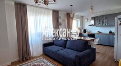 Продам квартиру 3-х комнатную с общей площадью 88.3м2, 3/25 эт., на улице Тихоокеанская ул, г. Парголово, Санкт-Петербург, Россия, агентство Интернет-партнер. Фотография №1