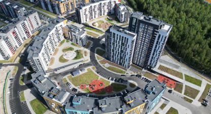 Продам квартиру 1 комнатную с общей площадью 43.2м2, 14/22 эт., на улице Алексея афанасьева (древлянка) проезд, г. Петрозаводск, Карелия респ., Россия, агентство Интернет-партнер. Фотография №1