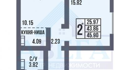 Купить квартиру 1 комнатную, 45.9 кв. м. Фотография №8 Купить квартиру 1 комнатную, 45.9 кв. м., Россия, г. Оренбург. Фотография №8