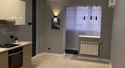 Купить квартиру 1 комнатную, 57 кв. м. Фотография №1 Продам квартиру 1 комнатную с общей площадью 57м2, 18/23 эт., на улице Творческая ул, Ворошиловский район, г. Ростов-на-Дону, Ростовская обл., Россия, агентство Интернет-партнер. Фотография №1