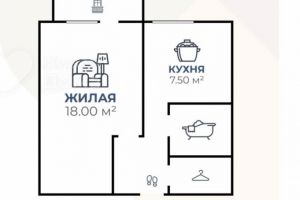 Продам квартиру 1 комнатную с общей площадью 32м2, 4/5 эт., на улице Опытная станция вир кв-л, Краснослободск район, г. Краснослободск, Волгоградская обл., Россия, агентство Живем Дома