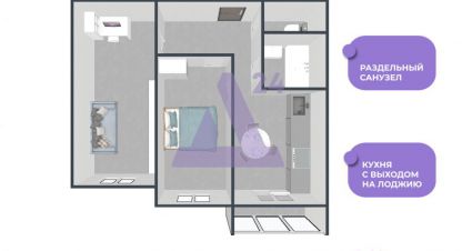 Купить квартиру 2-х комнатную, 50.9 кв. м. Фотография №1 Продам квартиру 2-х комнатную с общей площадью 50.9м2, 22/25 эт., на улице Петухова, Кировский район район, г. Новосибирск, Новосибирская обл., Россия, агентство АН Династия 24. Фотография №1