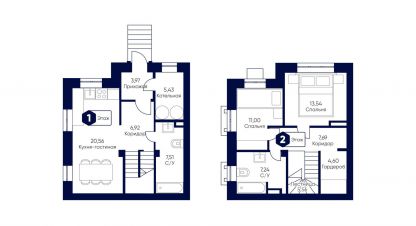 Купить 3-х комнатную коттедж/дачу в г. Озерецкое. Фотография №2