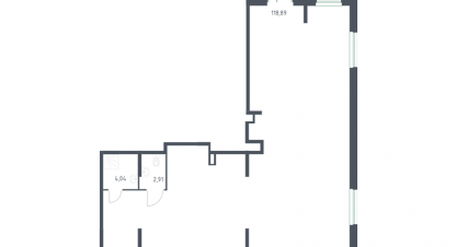 Продам офисное помещение с общей площадью 125.84м2, на улице Жилой комплекс невская долина, г. Новосаратовка дер, Ленинградская обл., Россия, агентство РН-эксперт. Фотография №1